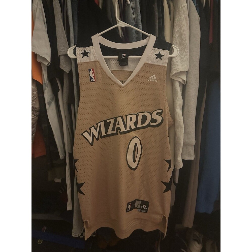 Men’s Adidas Gilbert Arenas #0 Washington Wizards Jersey Size S + 2 Basketball